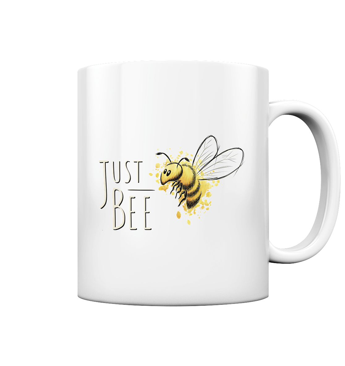 Just Bee, kleine Honig-Biene - Tasse glossy