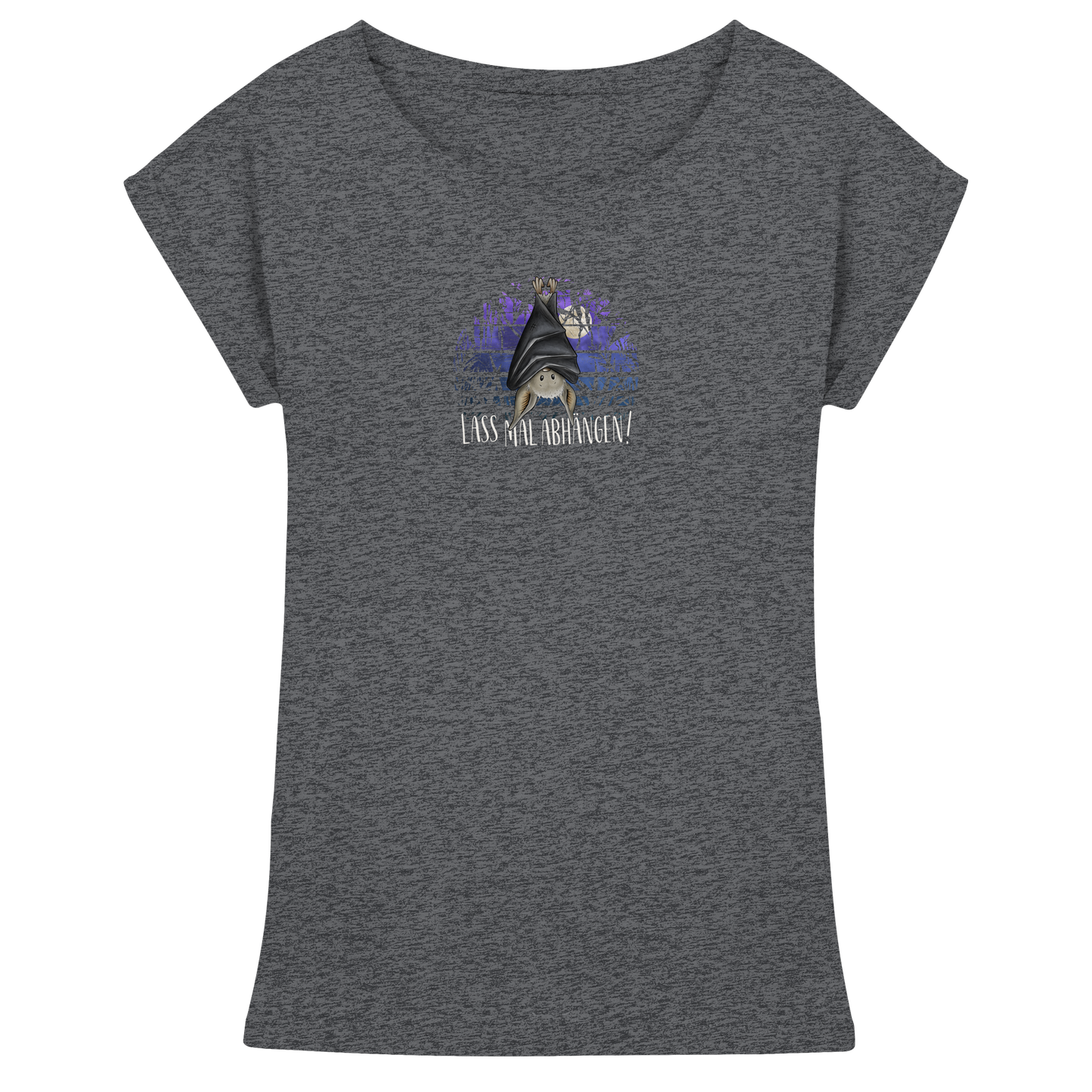 Lass mal abhängen Fledermaus - Womens Extended Shoulder T-Shirt