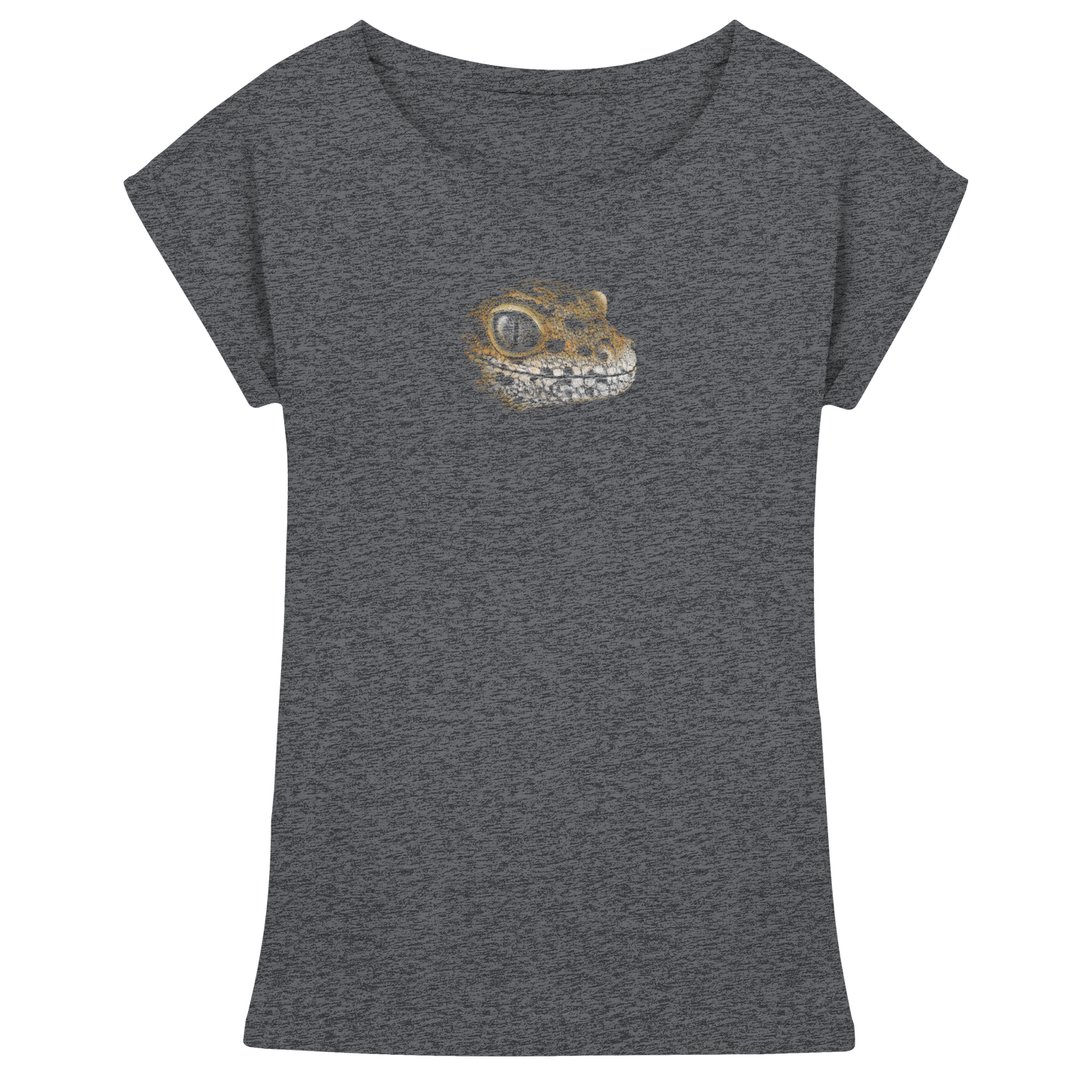 Leopard Gecko Skizze Kritzelkunst - Womens Extended Shoulder T-Shirt
