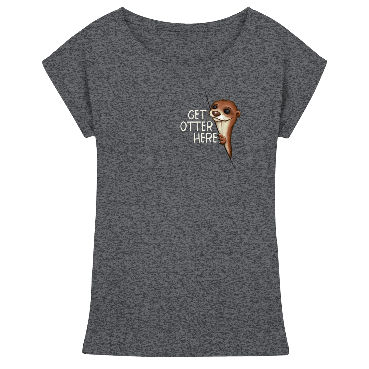 Get Otter Here | Lustiger Otter Kalauer - Womens Extended Shoulder T-Shirt