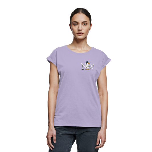 Nö Kein Bock Möwe - Womens Extended Shoulder T-Shirt