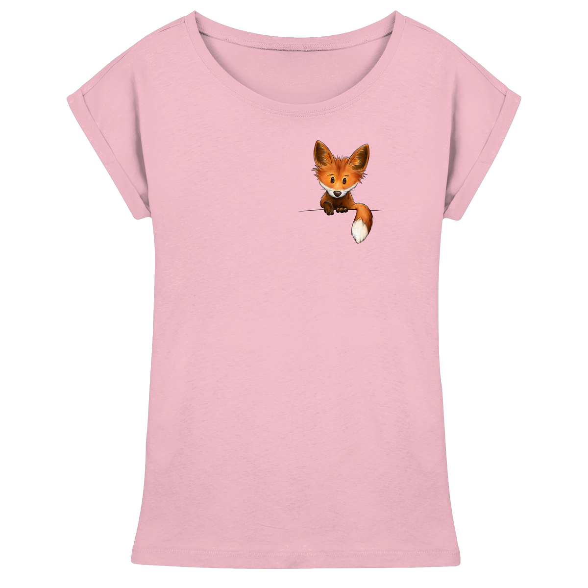 Funky Fuchs - Womens Extended Shoulder T-Shirt