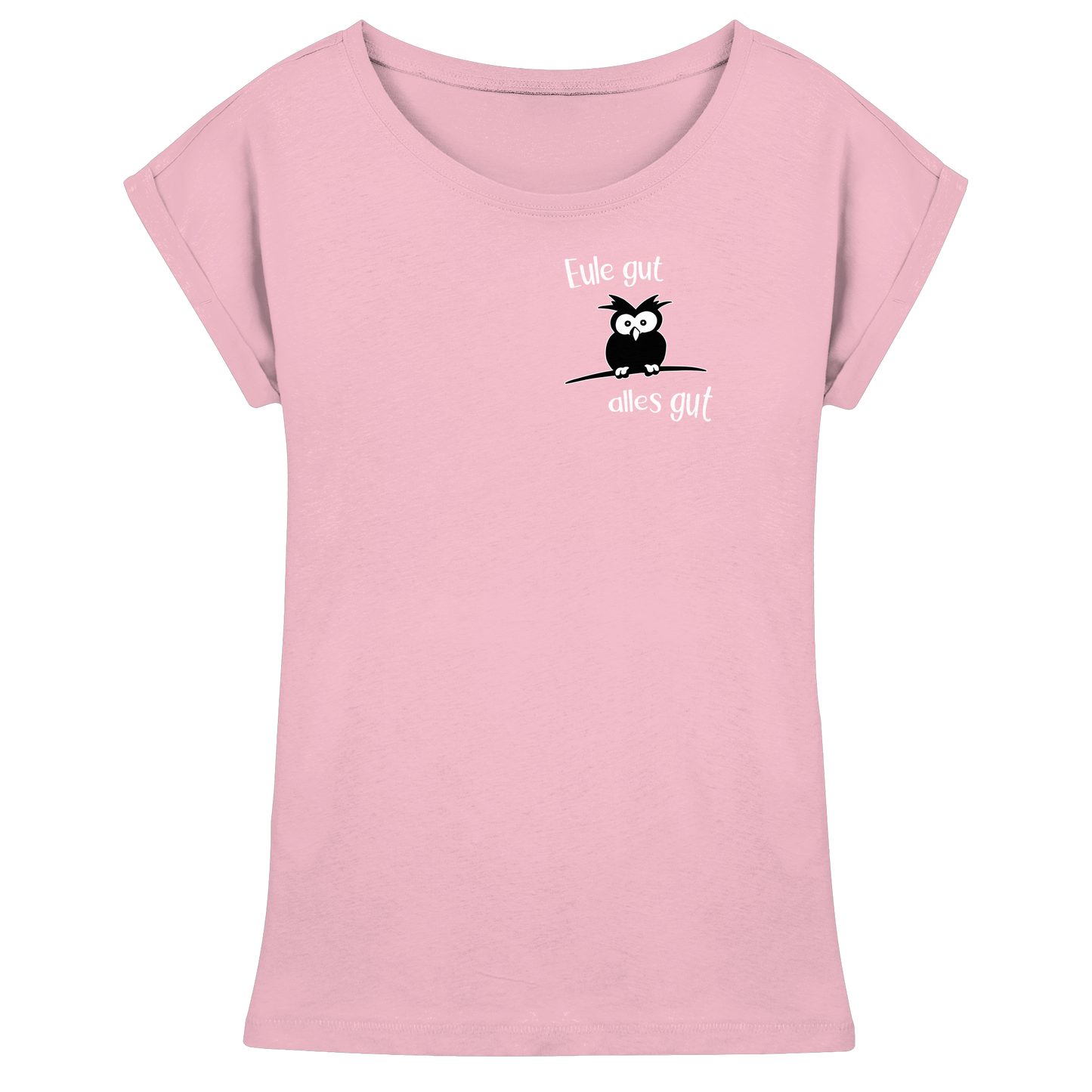Eule gut, alles gut - Womens Extended Shoulder T-Shirt