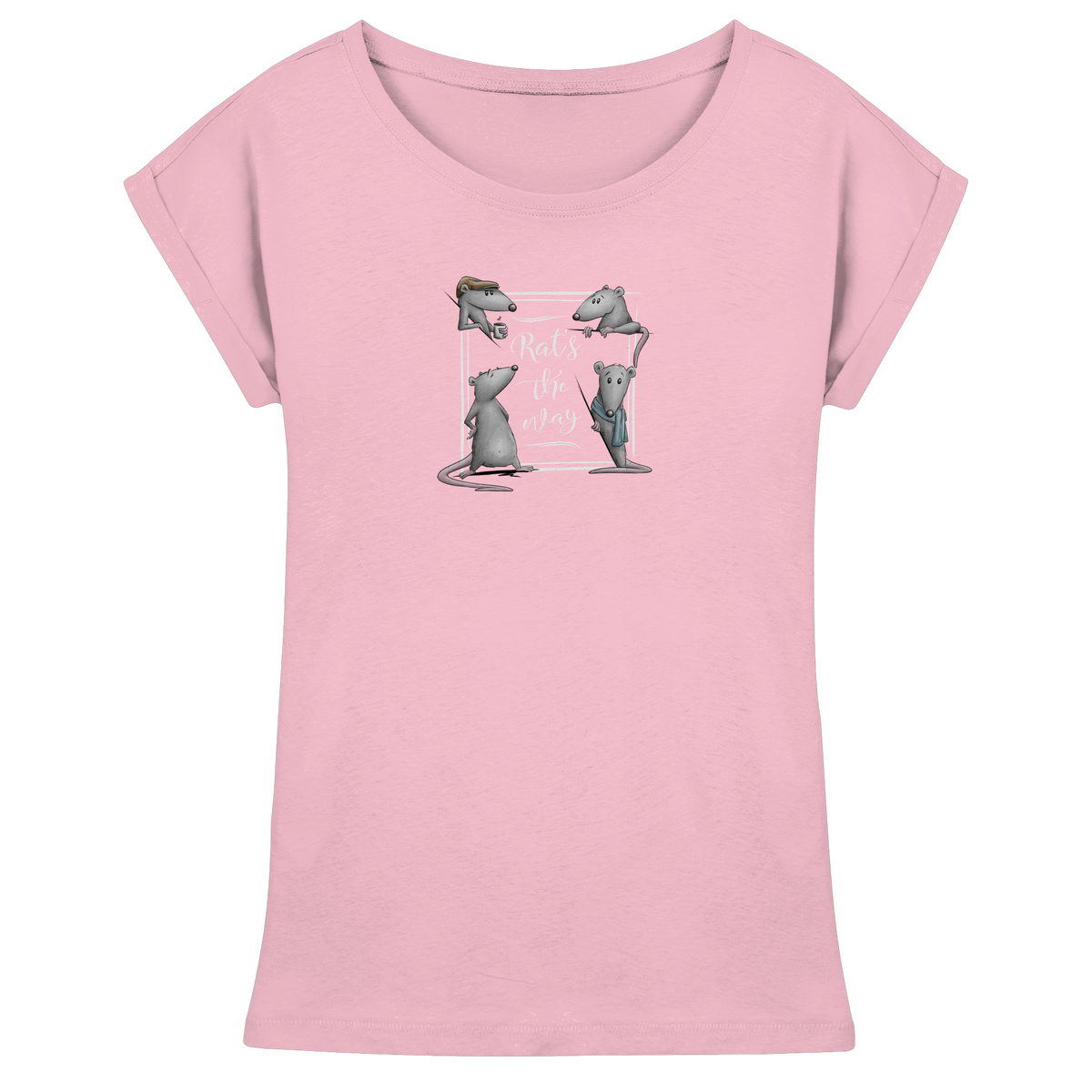Rat’s The Way Kaffeehaus Ratten - Womens Extended Shoulder T-Shirt
