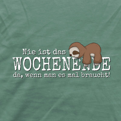 Kawaii Faultier Wochenende