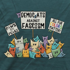 Demo-Katzen gegen Faschismus und für Vielfalt