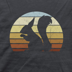 Retro Eichhörnchen Silhouette