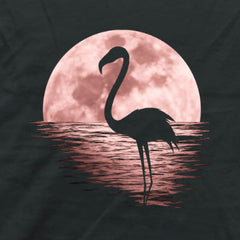 Rosa Vollmond Flamingo