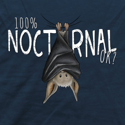 100% nachtaktive Fledermaus
