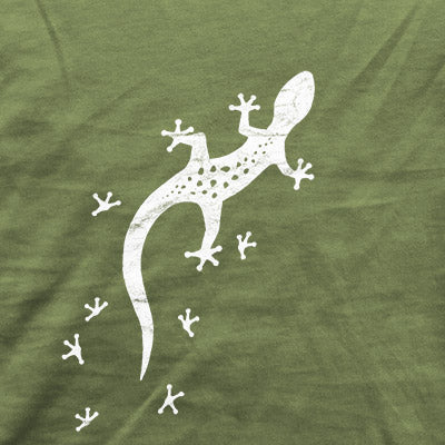 Gecko Eidechse Silhouette hell