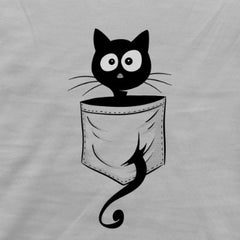 Schwarze Katze in der Tasche