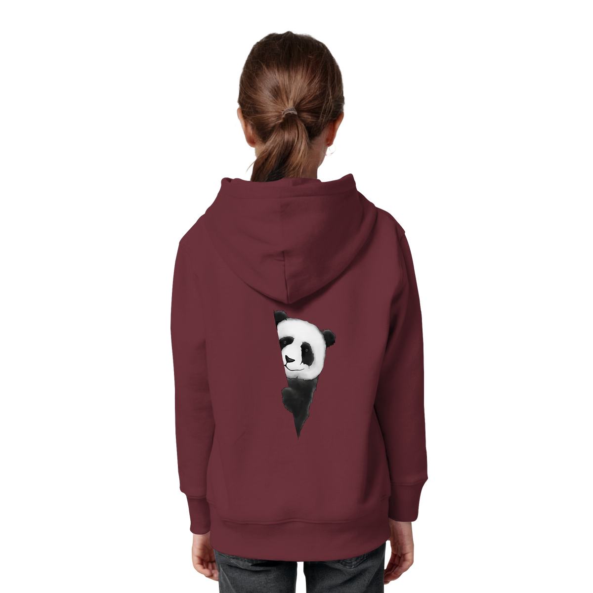 Panda Bär Illustration - Kids Organic Hoodie