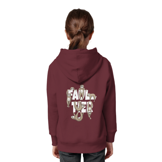 Viele gechillte Faultiere - Kids Organic Hoodie