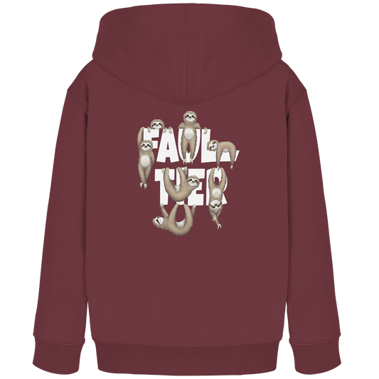 Viele gechillte Faultiere - Kids Organic Hoodie