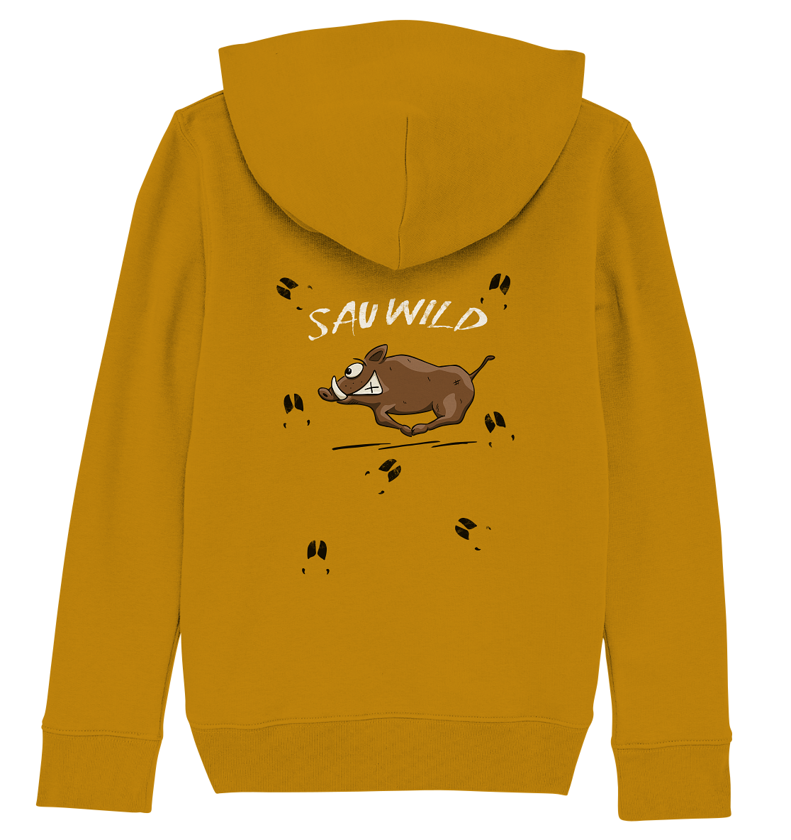 Sauwild wilde Sau | Wildschwein Keiler - Kids Organic Hoodie