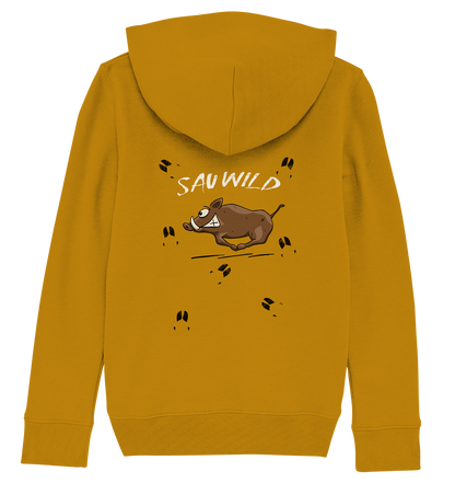 Sauwild wilde Sau | Wildschwein Keiler - Kids Organic Hoodie