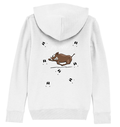 Sauwild wilde Sau | Wildschwein Keiler - Kids Organic Hoodie