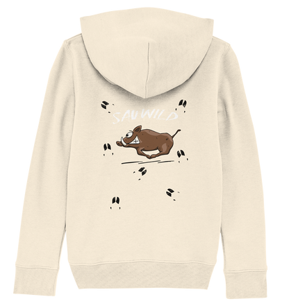 Sauwild wilde Sau | Wildschwein Keiler - Kids Organic Hoodie