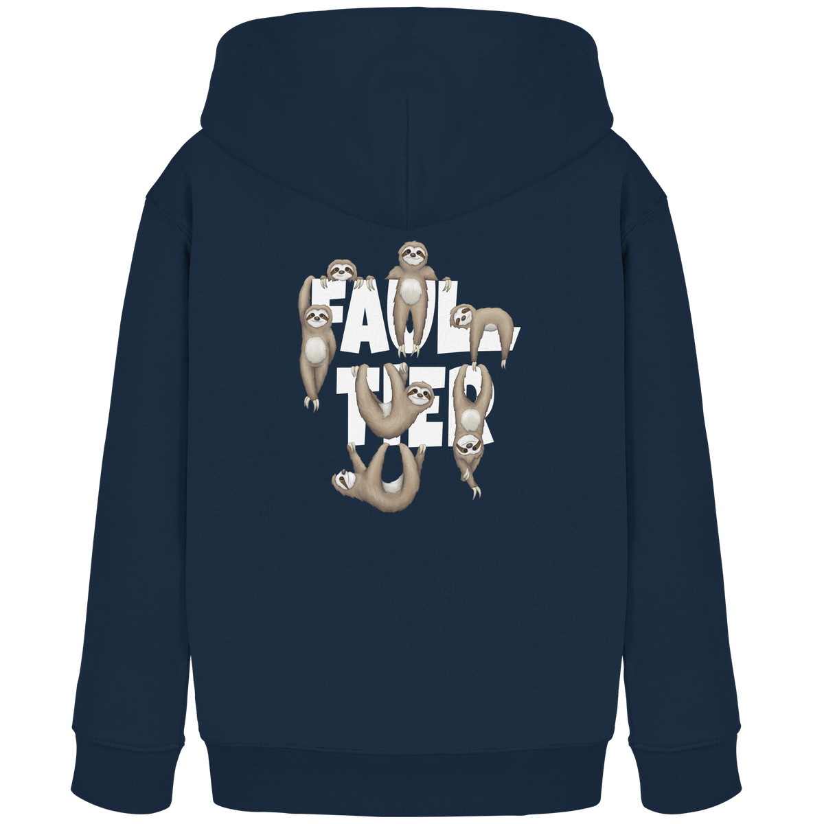 Viele gechillte Faultiere - Kids Organic Hoodie