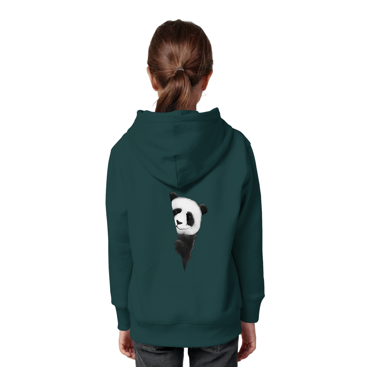 Panda Bär Illustration - Kids Organic Hoodie
