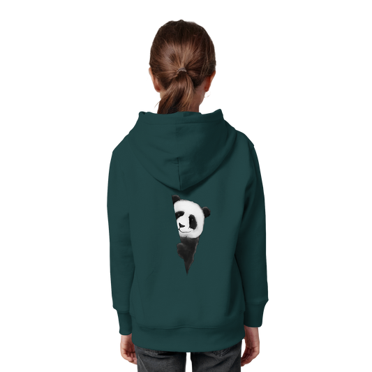 Panda Bär Illustration - Kids Organic Hoodie