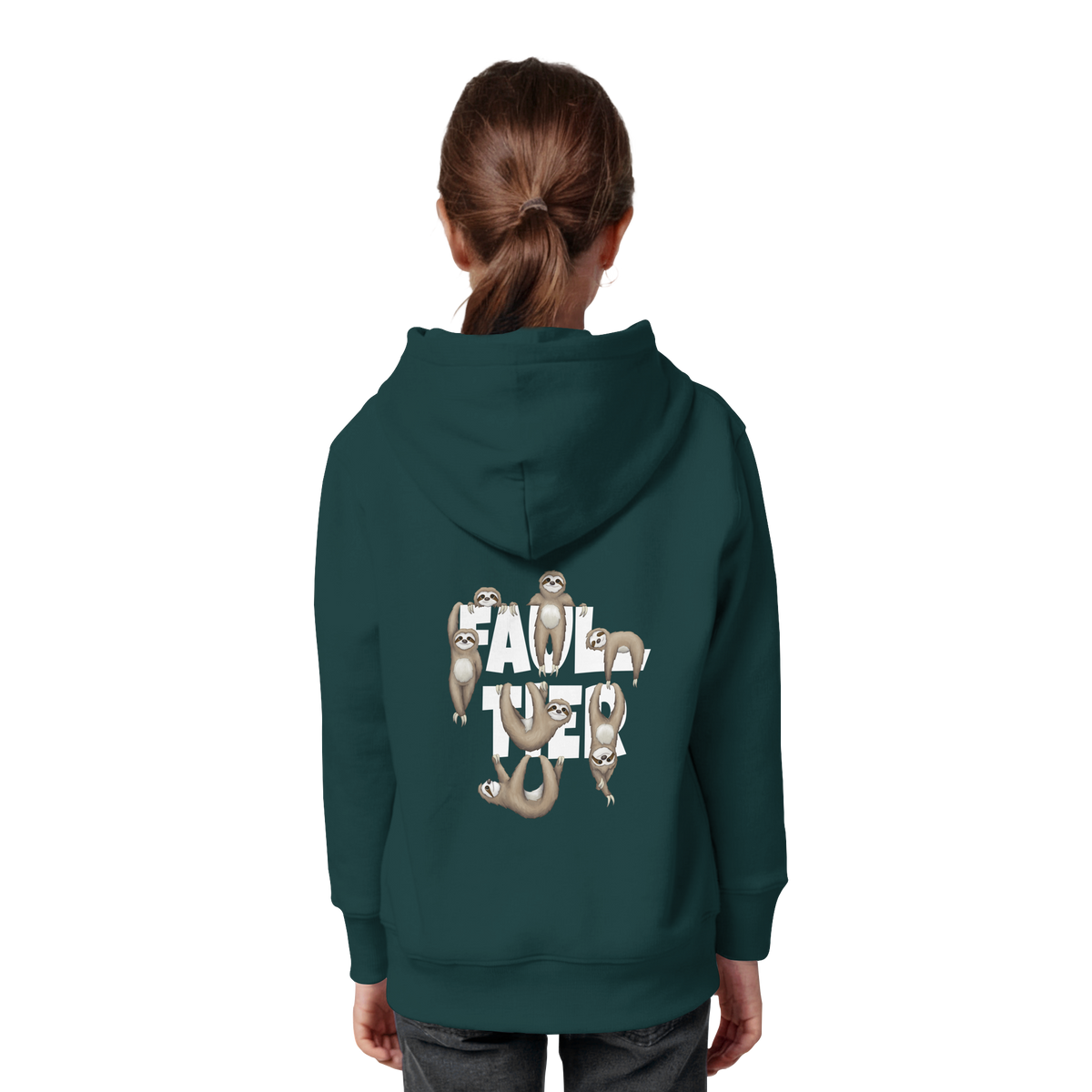 Viele gechillte Faultiere - Kids Organic Hoodie