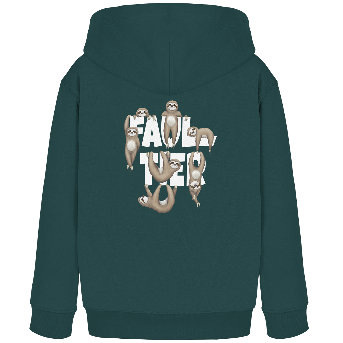 Viele gechillte Faultiere - Kids Organic Hoodie