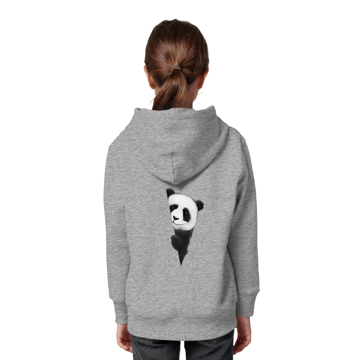 Panda Bär Illustration - Kids Organic Hoodie