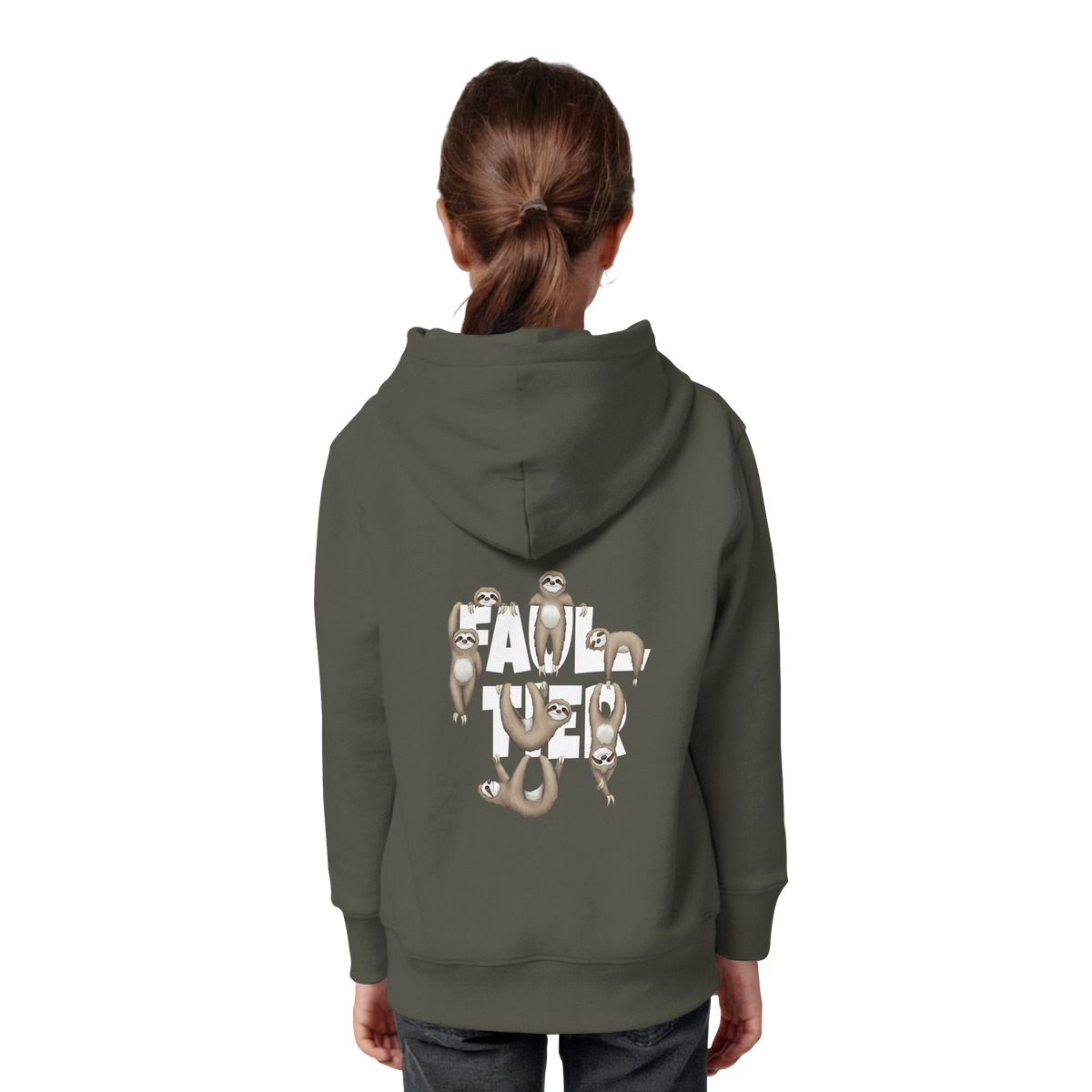 Viele gechillte Faultiere - Kids Organic Hoodie