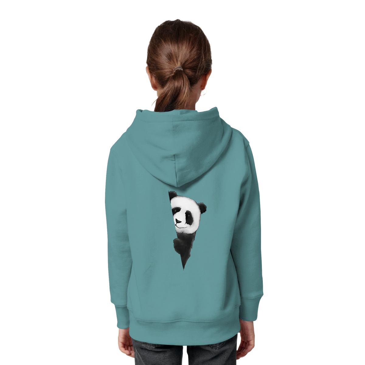 Panda Bär Illustration - Kids Organic Hoodie