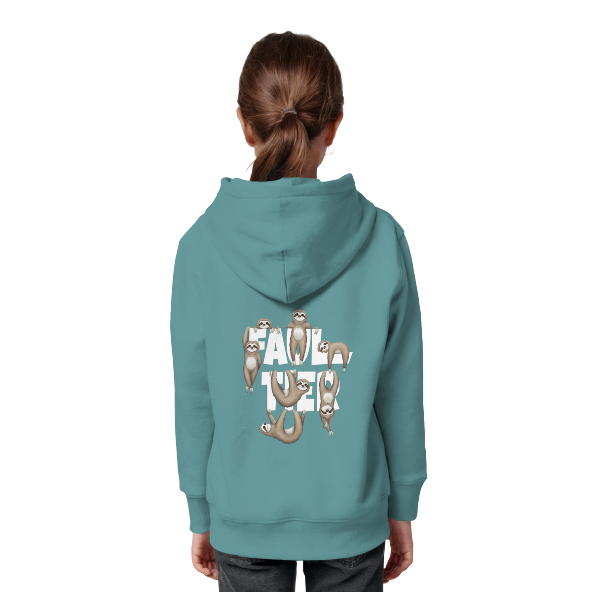 Viele gechillte Faultiere - Kids Organic Hoodie