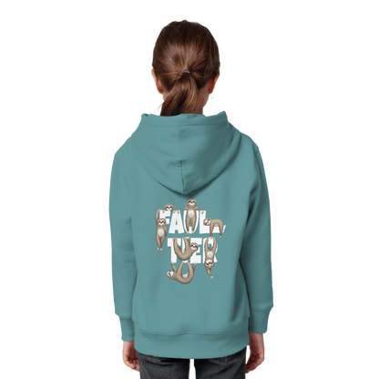 Viele gechillte Faultiere - Kids Organic Hoodie
