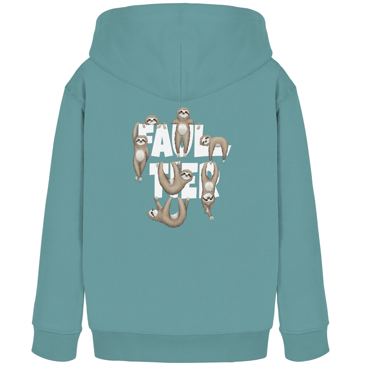Viele gechillte Faultiere - Kids Organic Hoodie