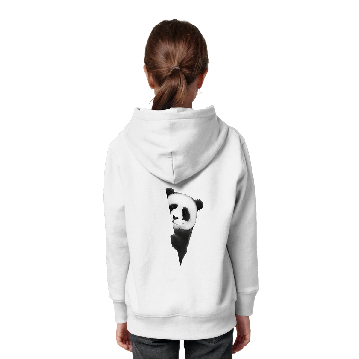 Panda Bär Illustration - Kids Organic Hoodie