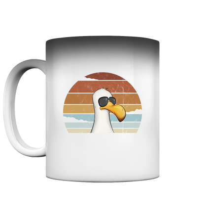 Cool lässige Retro Möwe - Magic Mug