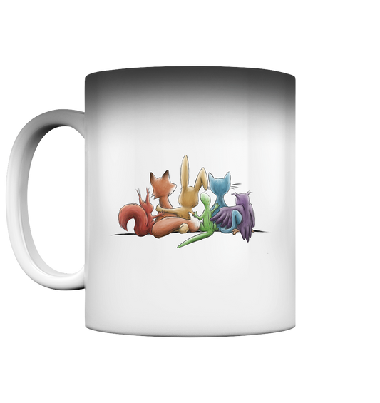 Regenbogen Tiere für Freundschaft, Toleranz und Vielfalt - Magic Mug