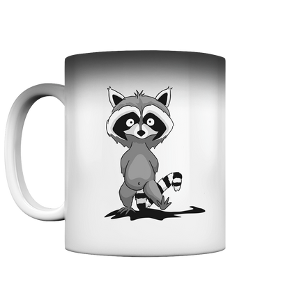 Frecher kleiner Waschbär - Magic Mug
