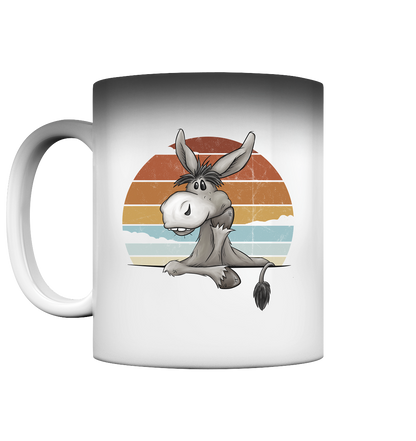 Lässiges Maultier Retro Esel - Magic Mug