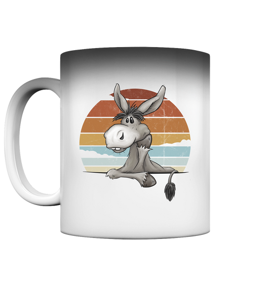 Lässiges Maultier Retro Esel - Magic Mug