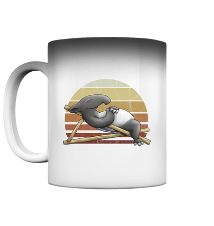 Lässiger Retro Sundown Tapir - Magic Mug