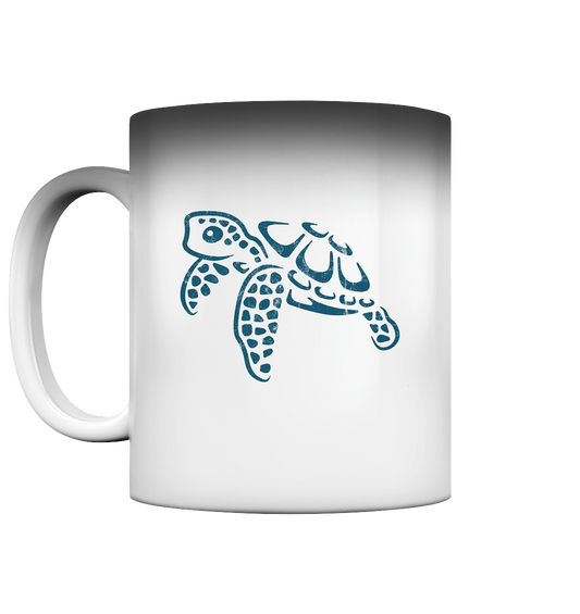 Lässig lustige Wasserschildkröte - Magic Mug