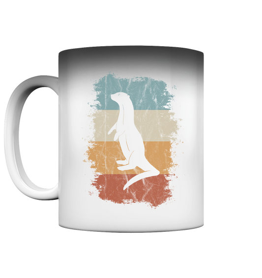 Retro Otter Fischotter Silhouette - Magic Mug