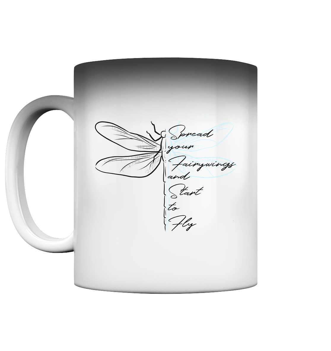 Breite die Flügel aus und flieg los | Libelle - Magic Mug