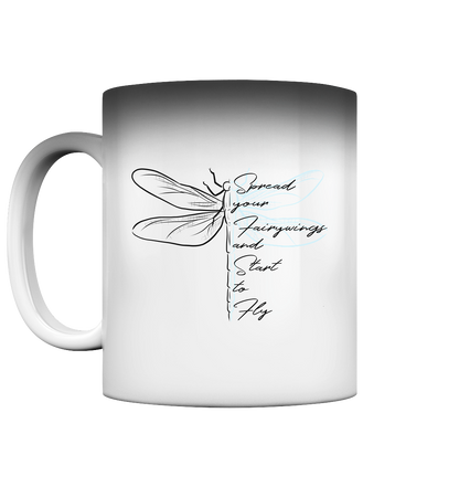 Breite die Flügel aus und flieg los | Libelle - Magic Mug