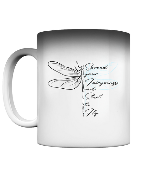 Breite die Flügel aus und flieg los | Libelle - Magic Mug
