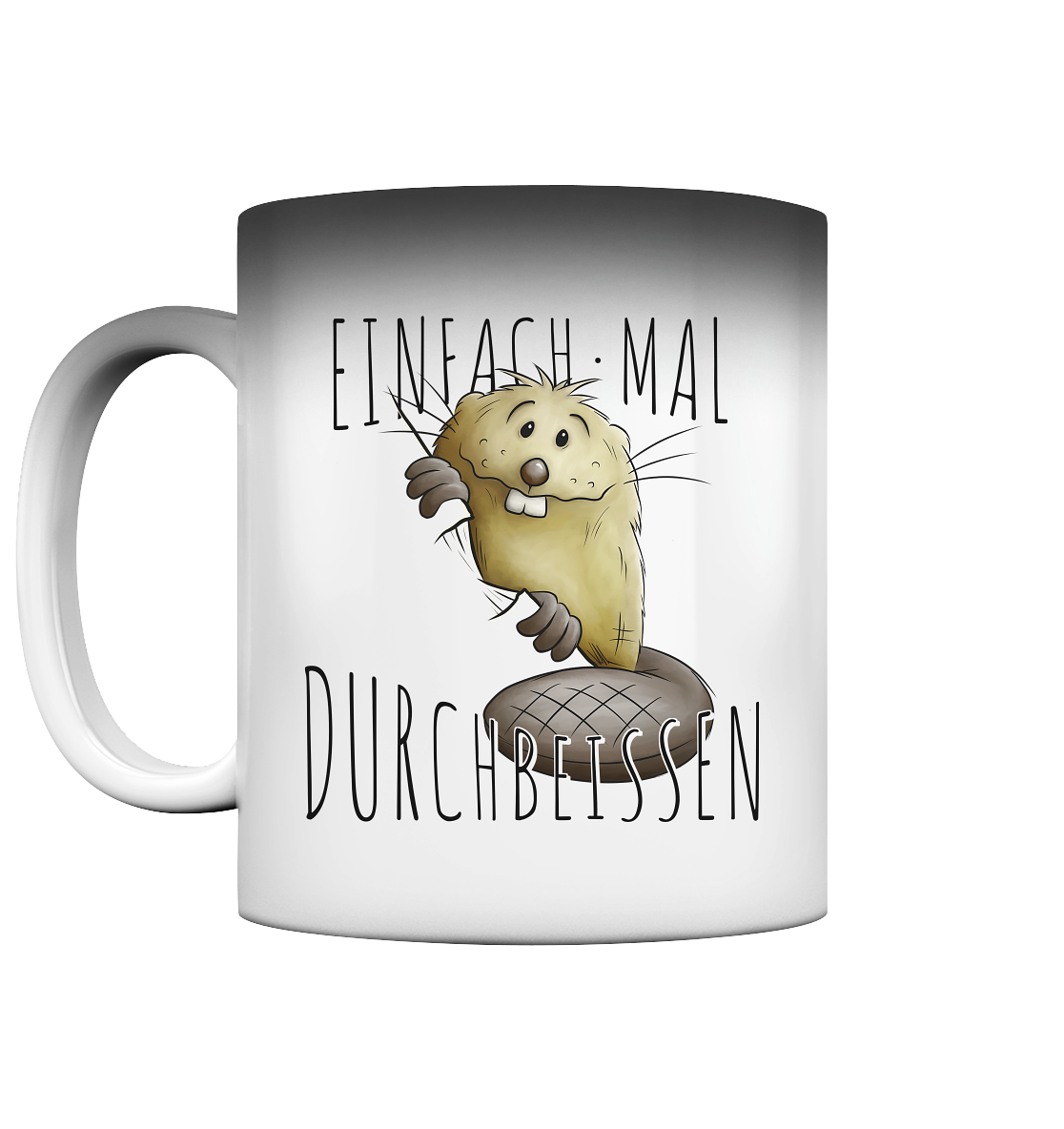 Einfach mal Durchbeissen Biber - Magic Mug
