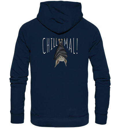 Chill Mal gemütliche Fledermaus - Organic Hoodie