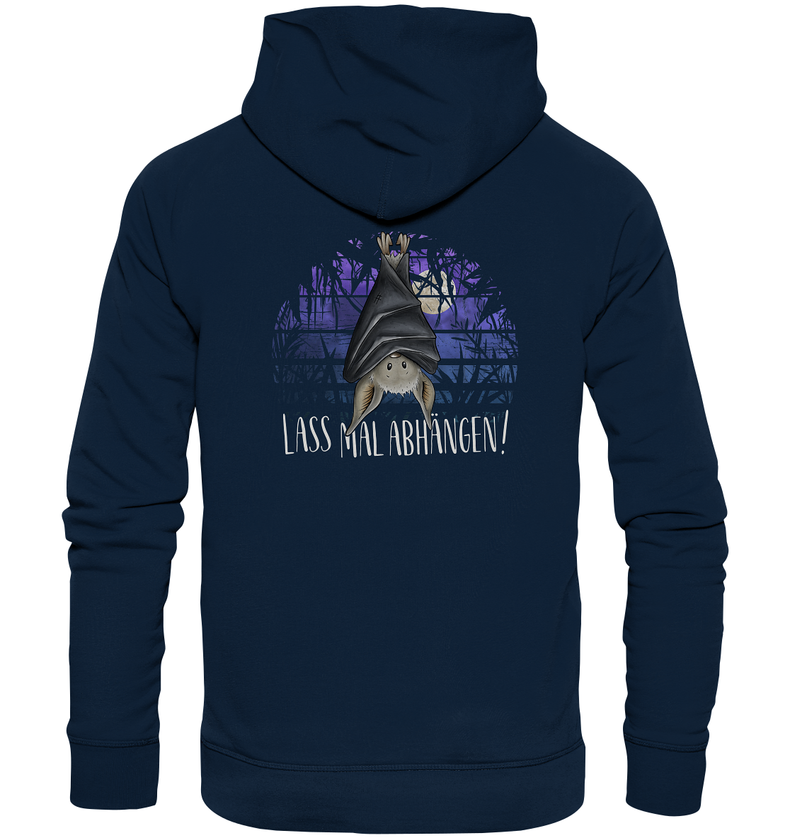 Lass mal abhängen Fledermaus - Organic Hoodie