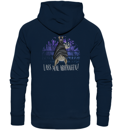 Lass mal abhängen Fledermaus - Organic Hoodie