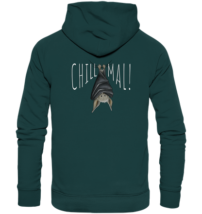 Chill Mal gemütliche Fledermaus - Organic Hoodie